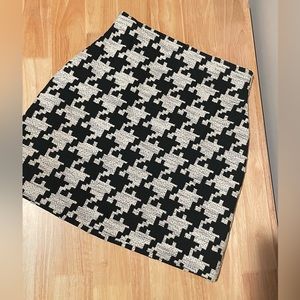 Houndstooth H&M Skirt